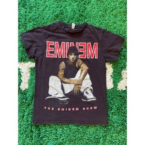 Eminem The Eminem Show Graphic T-Shirt Black Alstyle Heavyweight Mens Small